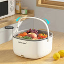 Multifunctional Ultrasonic Vegetable Cleaning Machine Household Food Removal Pesticide Residue Cleaning Machine Kitchen Fruit Dirt Cleaning Cleaning Basket