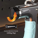 KALOAD 5-200kg Counting Hand Grip Strengthener Portable Manual Hand Exerciser for Finger Rehabilitation Training Student Arm Muscles