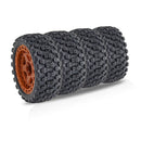 4PCS Upgraded Tires Wheel Rims for Arrma 1/18 2S Typhon Grom RC Cars Vehicles Models Spare Parts Accessories