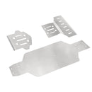 Upgraded Metal Parts For MJX 7303 RC Car 304 Stainless Steel Front and Rear Bumper Guards/Chassis Guards Vehicle Models Accessories