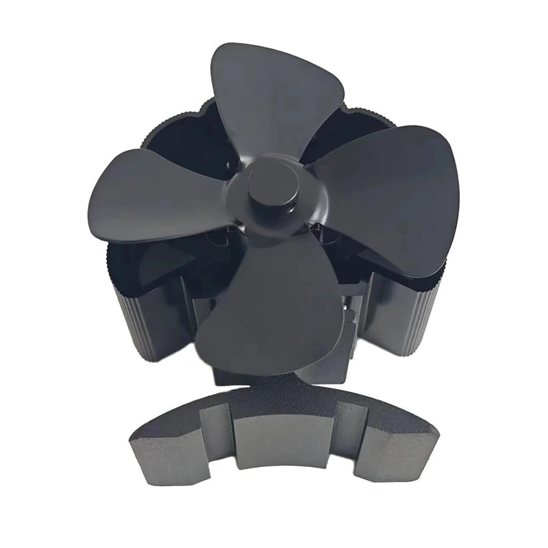 4 Blade Fireplace Wood Burn Fan Heat Powered Stove Fan No Electricity Air Blower for Wood/Log Burner/Fireplace Eco Friendly Fan-DY384A