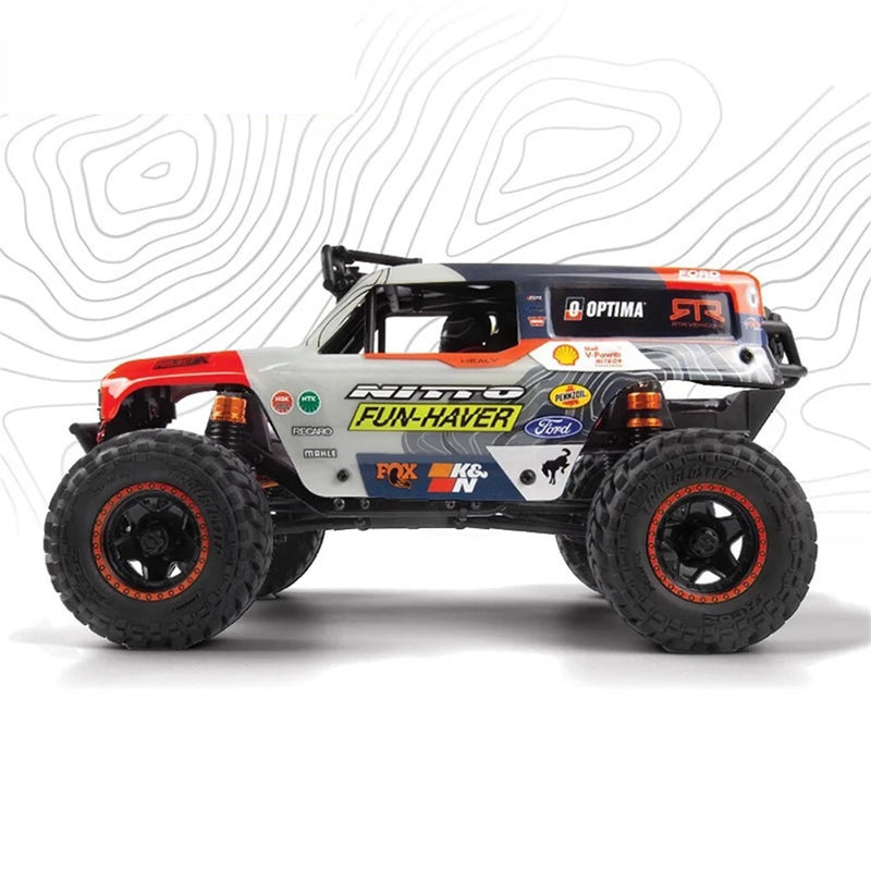 HPI Racing RTR Venture 18 U4 Bronco 4400 1/18 2.4G 4WD Brushed/Brushless RC Car Rock Crawler Off-Road Climbing Truck LCG Two Speed LED Light Straight Axles Vehicles Models Toys