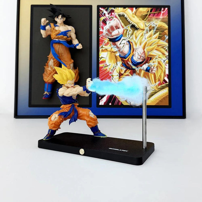 NIKOLATOY New Magnetic Night Light Kamehameha / Vegeta Creative Desktop Ornaments Toys Christmas Gift