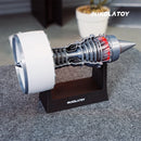 NikolaToy A380 Aircraft Turbofan Engine Model TR900 Creative Desktop Ornaments 23cm / 9in Physics Experiment Science Education Toys