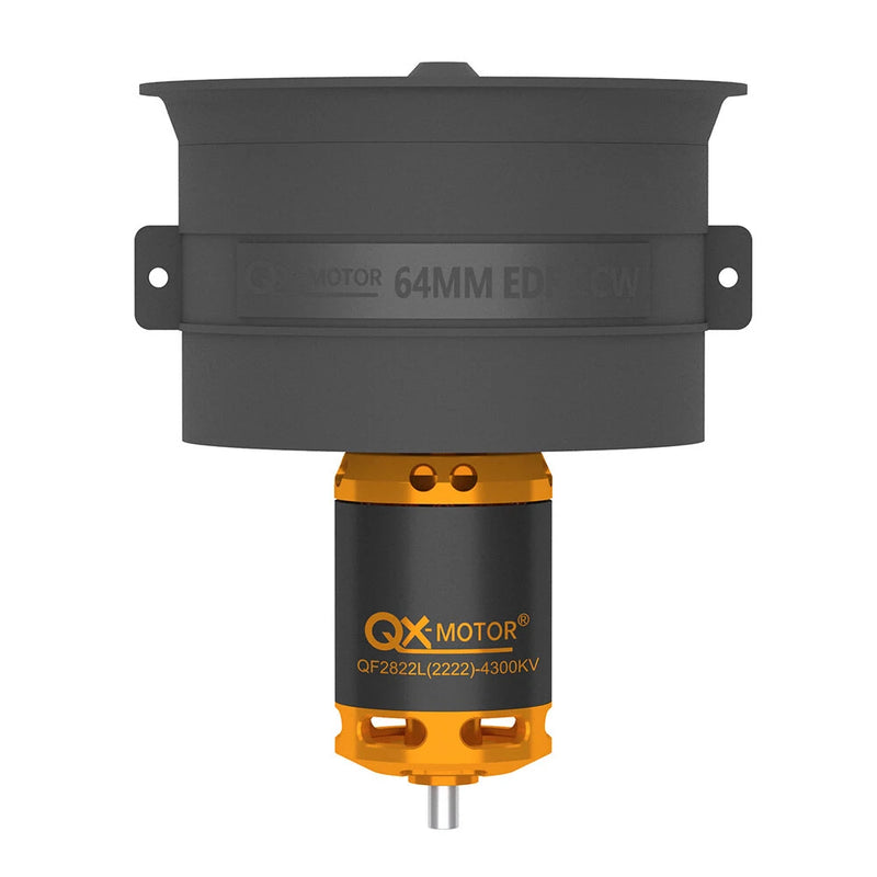 QX-Motor 64mm 12-Blade Ducted Fan EDF Unit CW/CCW With QF2822 2100KV 2300KV 3300KV 4300KV Brushless Motor For RC Airplane Jet