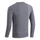 TENGOO HD-02G Electric Heated Top Pant Set Fleece 3 Zones Heating Lined Thermal Long Sleeves Trousers Men USB Chargeable Heated Suit