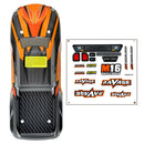 HBX Haiboxing 16889 16889A PRO 1/16 RC Car Parts Body Shell w/ Sticker Vehicles Models Spare Accessories M16-B002 M16039