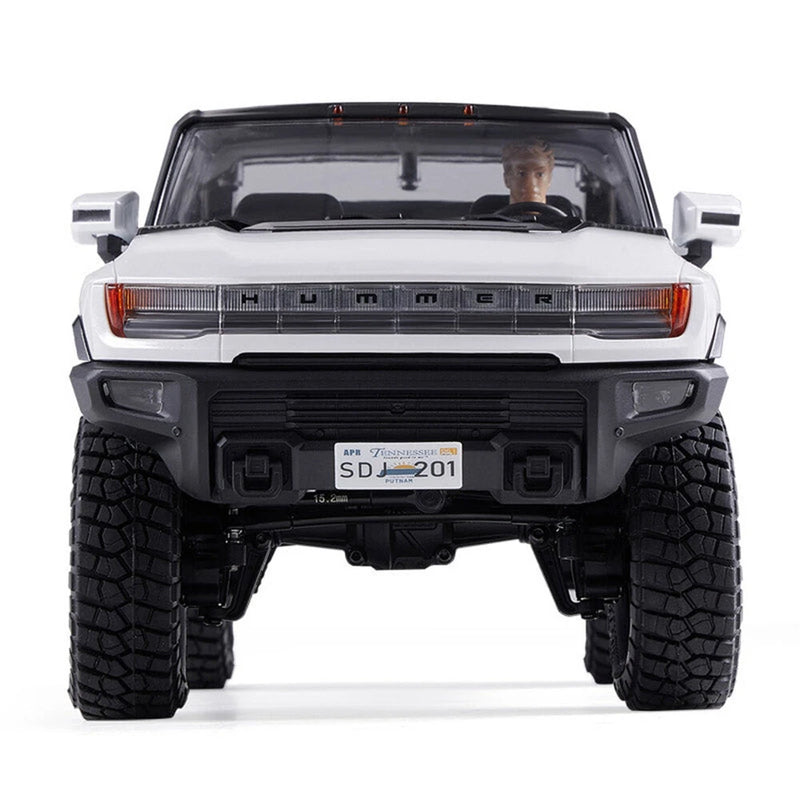 FMS FCX18 Hummer EV RTR Two Battery 1/18 2.4G 4WD RC Car Pickup Truck Off-Road Rock Crawler LED Light Two Speed Full Proportional Vehicles Models Toys