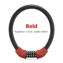 LAOTIE UL01 U-Shape Bike Lock Steel Password Lock Five-digit Code Anti-theft 1.72CM Thickened Portable Safety Cable Lock for Duotts ENGWE Ridstar FAFREES SAMEBIKE MTB Bike Electric Bike Scooter Motorcycle