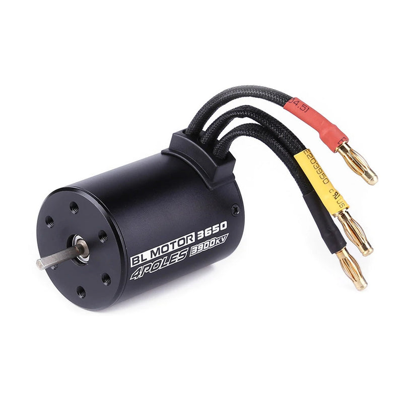 3650 3900KV Motor W/ 120A Brushless ESC For 1/8 1/10 RC Car Parts