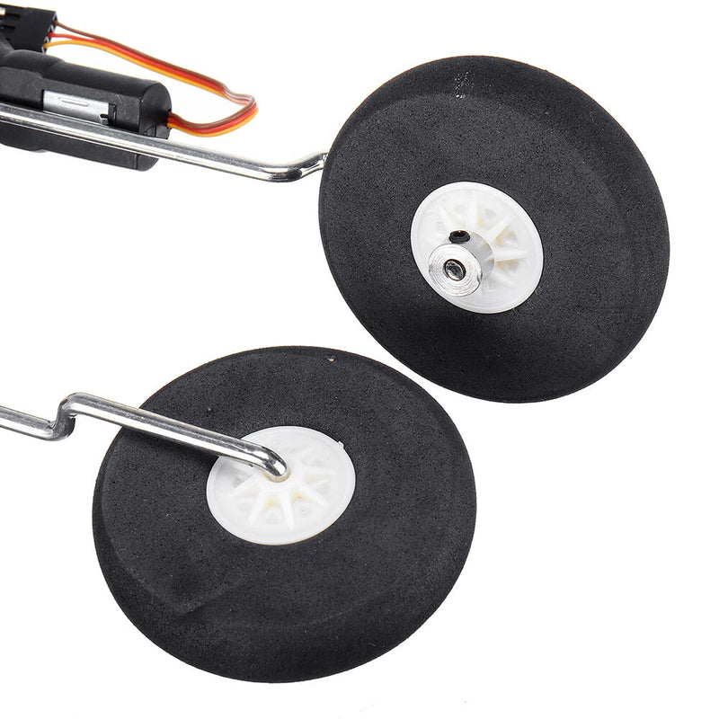 Metallic Worm-type Electronic Retractable Landing Gear for Small Real Electric Fixed-wing RC Aircraft Airplane