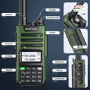 BAOFENG UV13Pro V2 Dual Band Walkie Talkie 999 Channels 1800mAh 16KM Long Range Type-C Charger Transceiver Ham Two Way Radio European Standard