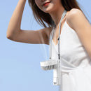 2000mAh USB Mini Fan Double Blade 180 Adjustable Handheld Fan Dual Motor 4 Wind Speed Foldable Neck Hanging Small Fan