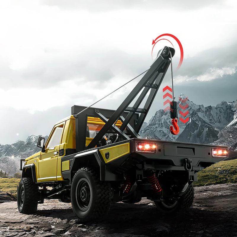 MNRC MN82T 1/12 2.4G 4WD RC Car for TOYOTA LC79 Rock Crawler RTR LED Light Climbing Off-Road Truck Vehicles Models Toys