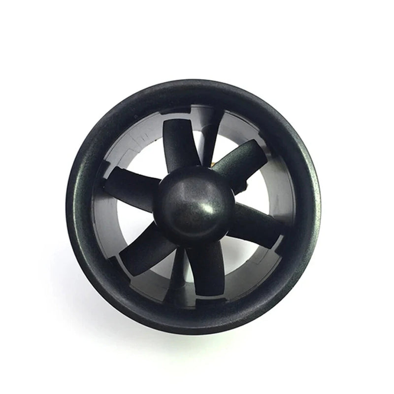QX-Motor 70mm 6 Blade EDF Ducted Fan Unit With QF2822 3000KV 4S Brushless  Motor for RC Airplane Jet