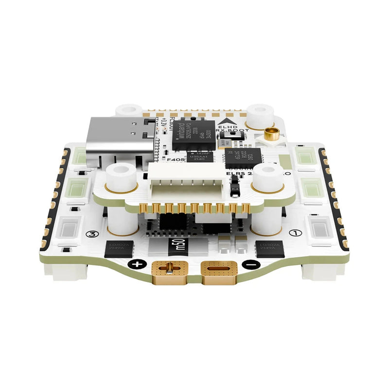 16mm*16mm Flywoo GOKU HEX GN405 Nano HD V3 F4 Flight Controller with TXCO ELRS 2.4g RX & 20A 2-4S ESC Stack for Hexacopter FPV Racing Drone