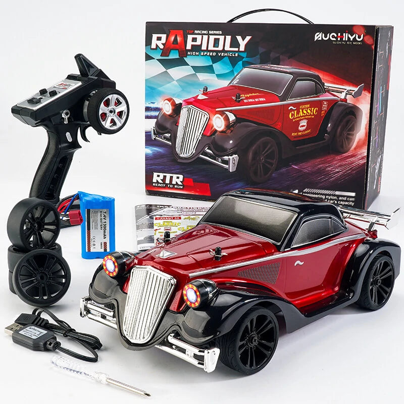 JJRC Q117 F 1/16 2.4G 4WD High Speed Drift RC Car Classic Vehicle Models Full Proportional Control With Angle Head Light
