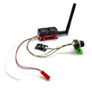 SLONWAKE 5.8G 48CH 5W FPV Transmitter Kits 200mW 500mW 1200mW 5000mW Adjustable VTX with 1200TVL 2.5mm Camera Dual Cooling Fan Built-in Microphone for RC Drone Airplane Long Rang