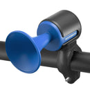 ROCKBROS EH-2PLUS 120dB Electronic Bicycle Bell Ring High Sound IPX4 Waterproof Horn Cycling Safety USB Charging Mini Bike Alarm Warning Bell for Road Mountain Electric Kids Bike