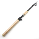 Ultra-short Telescopic Carbon Spinning Fishing Rod Portable Cork Handle Travel Fast Lure Fishing Rods for Spinning Reel