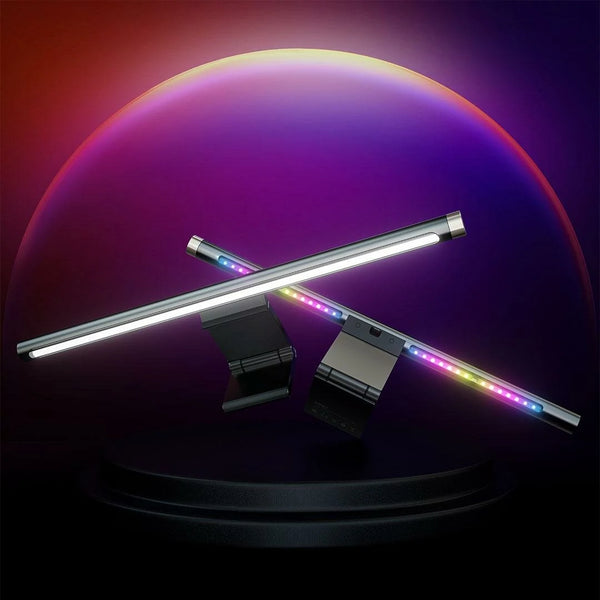 Xiaomi LYMAX G1 Gaming Monitor Light Bar with Musical Rhythm for Gamer Computer Dual Light Source RGB Light Full Spectrum Ra97 Color Display Eye Protection Remote Control Computer Hanging Lamp