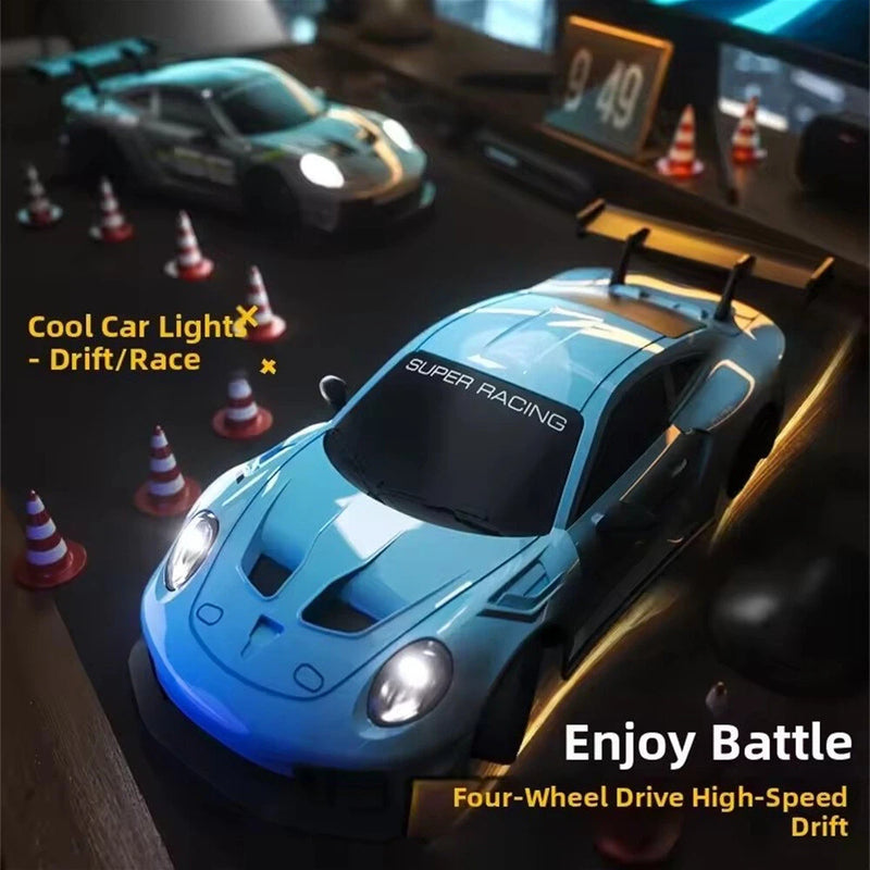 2502A RTR 1/20 2.4G 4WD Drift RC Car Mini LED Light Remote Control High Speed On-Road Racing Vehicle Model Boys Gifts  Toys
