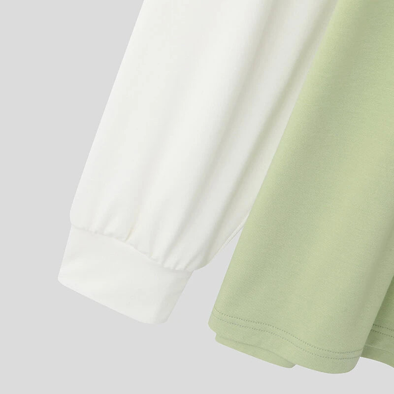 INCERUN Mens Cat Print Long Sleeve T-Shirt Casual Comfortable Crew Neck Top for Male Spring Fall S-5XL