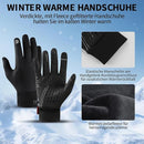 Xanes Winter Warm Bike Gloves Men Women Anti Slip Touch Screen Gloves Cold Weather Gloves Windproof Waterproof Winter Warm Gloves for Skiing Cycling Skating