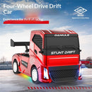 DANIULE Toys 3355 RTR 1/87 2.4G 4WD RC Car Mini Half-Scale Simulation Tractor Semi Drift Truck Optional Trailer Competitive Stunt Racing LED Light Transport Desktop Vehicles Models Boys Birthday Gifts
