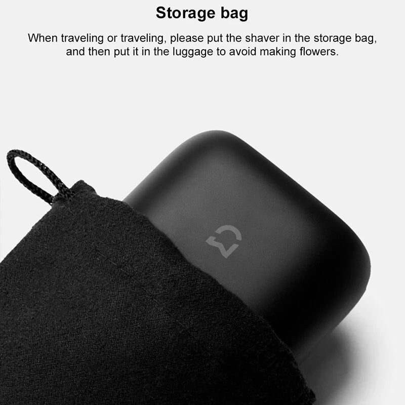 XIAOMI S100 Electric Shaver 2 Rotary Shaving Head Portable Waterproof Wet & Dry Use USB Rechargeable Steel for Men