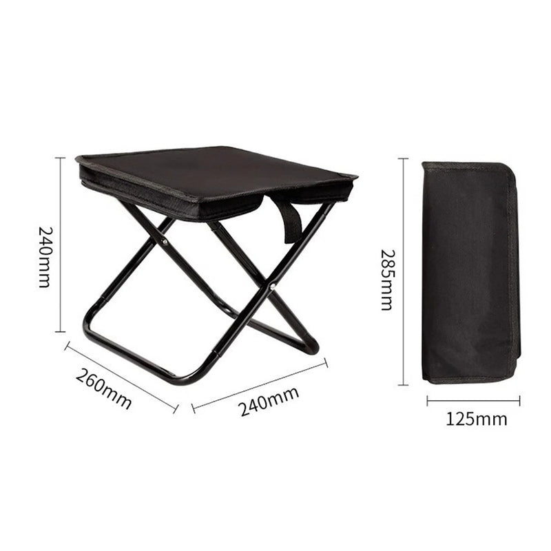 IPRee Bearing 100Kg Outdoor Must-have Camping Folding Stools Portable Ultra Light Beach Picnic Fishing Hiking Travel Folding Chair Camping