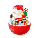 GQ 3014 701Pcs Santa Claus Tumbler DIY Building Blocks Assembly Kit Creative Ornaments Christmas Gift for Children