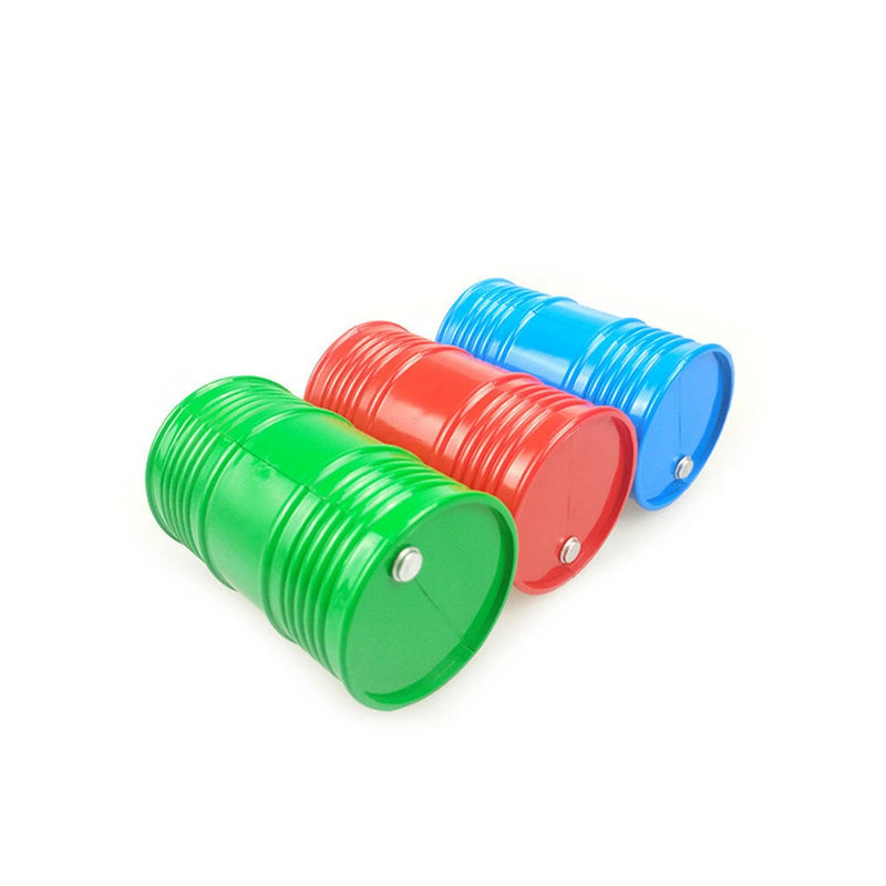 1PC Oil/Gas Drum Tank Container for 1/10 CC01 SCX10 TAMIYA RC4WD Rock Crawler RC Car Parts