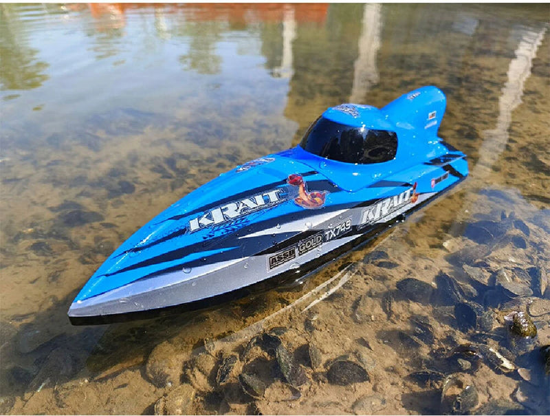 TY XIN 749 2.4G RC Boat Brushless Jet Speedboat Capsized Reset Waterproof Proportional Control Remote Control Ship High Speed Vehicles Models