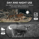 IPRee Infrared Optical Night Vision Monocular With 2000mAh Rechargeable Battery 7X Zoom Digital 2.7K 48MP Outdoor Telescope Camera for Hunting Camping