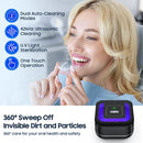 Portable Ultrasonic UV Cleaning Machine Mini Ultrasonic Braces Cleaning Machine UV Invisible Denture Cleaner 42,000Hz Deep Cleaning