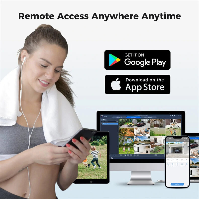 Hiseeu 3K 5MP 16CH H.265+ DVR Security Digital Video Recorder Advanced DVR with Person Vehicle Detection for CCTV Security Camera Support AHD TVI CVI CVBS IP Camera Remote Access