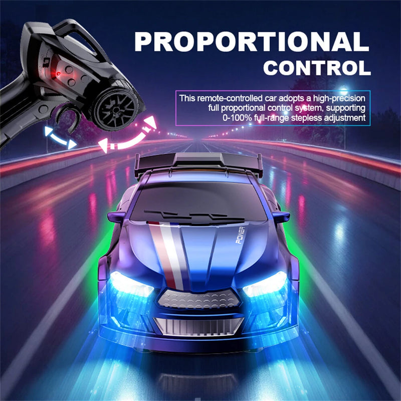 WSD E84 E85 RTR 1/64 2.G 4WD RC Drift RC Car Mini Race LED Light Two Speed Full Scale Radio Control High Speed Motor On-Road Racing Vehicle Model Boys Gifts Toys