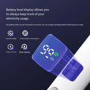 Electric Mosquito Swatter with Electronic Digital Screen Electric Exterminator Fly Swatter Detachable Handheld Auto Swat Mode Type-C Rechargeable