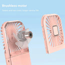 Mini Portable Outdoor Hand Fan Hanging Neck Fan USB Charging 3000mAh Battery Powered 180 Folding Wireless Table Air Cooling Fan