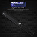2-in-1 Metal Laser Sword with Hit Sound Seven Color Lights Rechargeable Perfect for Cosplay and Role-play