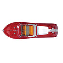HUIQI SK1 RTR 2.4G 25km/h RC Boat Remote Control Racing Ship Waterproof Wood Speedboat Toys Vehicle Retro Models
