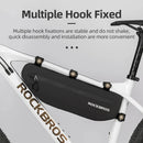 ROCKBROS Waterproof Bike Bag 3L Large Capacity Dirt-resistant Cycling Top Front Tube Frame Bag Bicycle Equipment for MTB Road Bicycle
