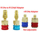 Quick Connect Coupler R1234YF to R134A Adapter HVAC Auto AC Tool High and Low Side Fittings Efficient Quick Connect