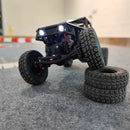 LDRC 18499 RTR 1/18 2.4G 4WD RC Car Rock Crawler Pipe Rack Off-Road Climbing Truck LED Light Full Proportional Vehicles Models Straight Bridge Axle Toys