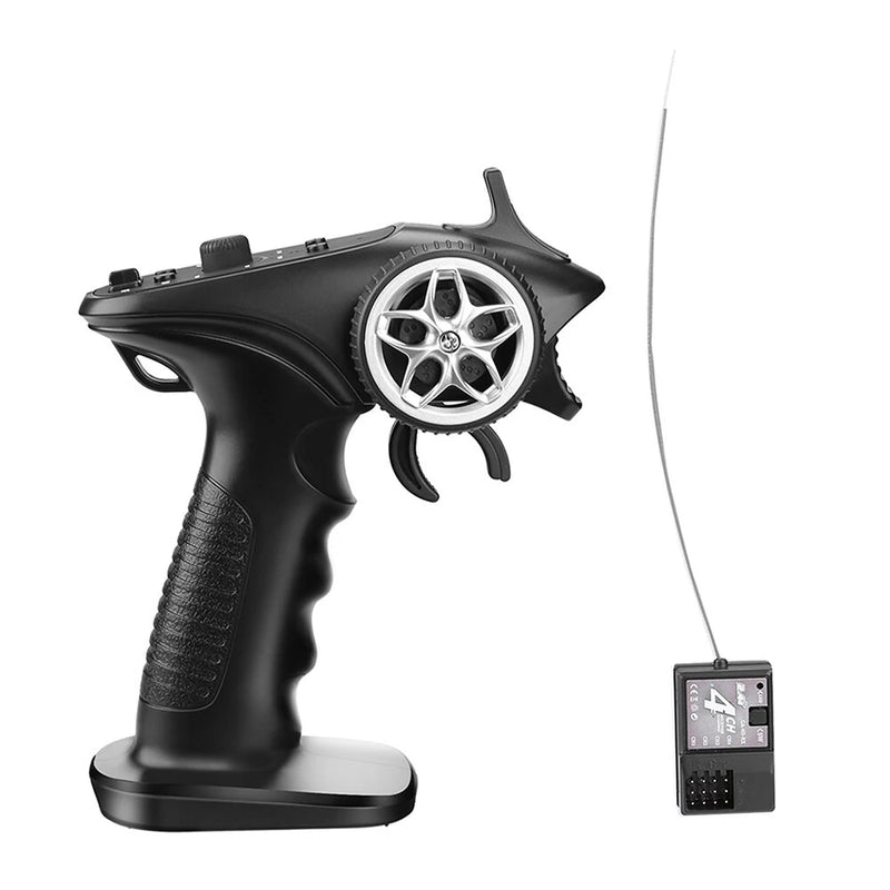 GA-4H 2.4GHz 4CH FHSS Radio Transmitter with 2.4GHz 4CH Mini RX RC Receiver for RC Car Boat Tank Airplane