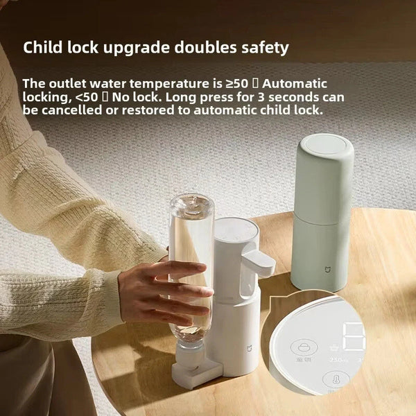 XIAOMI MIJIA Portable Instant Hot Water Dispenser Office Home Desktop Electric Kettle Thermostat Portable Water Pump Fast Heating