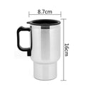 IPRee Car Kettle Electric Kettle Camping 12V 450ml Portable Travel Car Truck Kettle Hot Water Heater Bottle for Tea Coffee Making Heating Cup