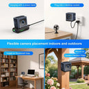 W03 1080p Smart Security Camera Wireless Indoor Outdoor AI Motion Alert Night Vision Two Way Audio WiFi Home Camera