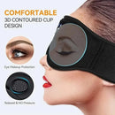 KALOAD 3D Contoured Cup Design Eye Yoga Mask Music Play Comfortable Sleeping Headphones with Built-in HD Speaker Mask For Quick Sleep